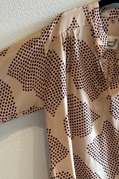 Blouse en soie imprimée