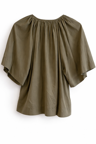 Blouse en voile Bronze