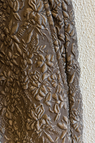 Pantalon damassé Marron Glacé