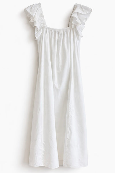 Robe à volants White