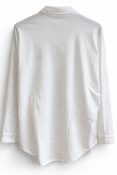 Chemise en jersey Blanc