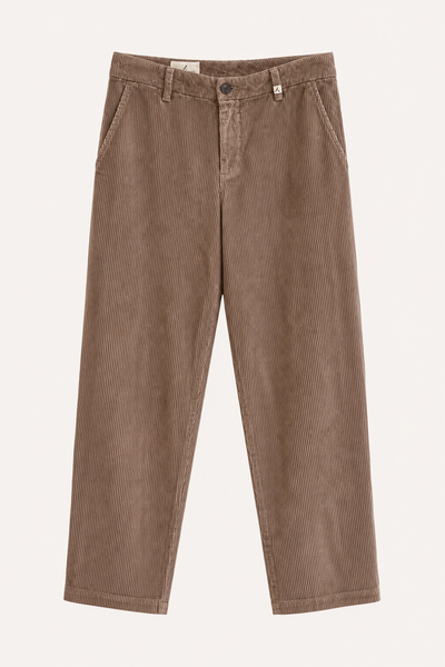 Pantalon en velours côtelé Marron Glacé