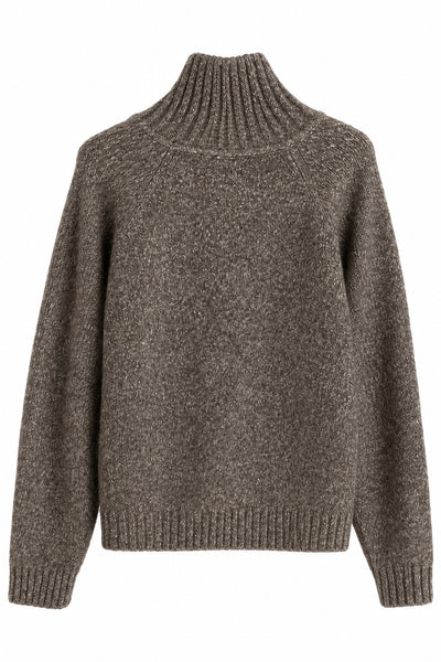 Pull chiné Brun