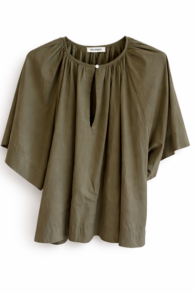 Blouse en voile Bronze