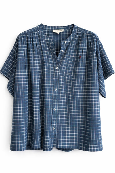 Blouse légère à carreaux
