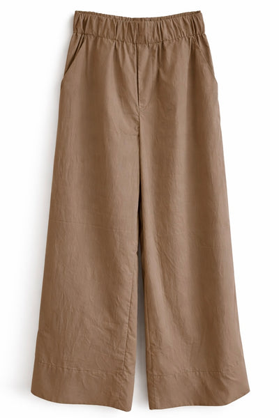 Pantalon en satin large