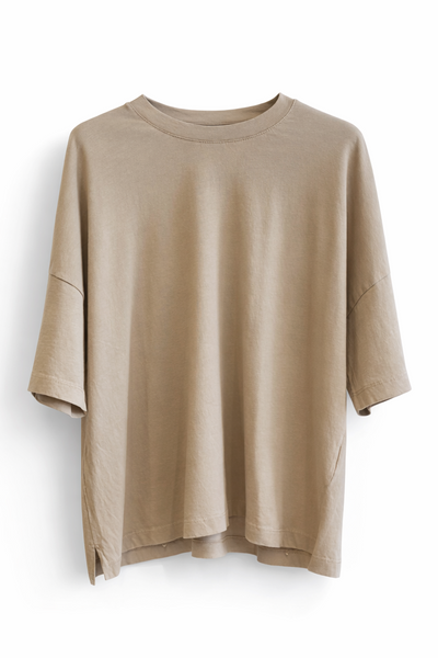 T-shirt en coton Sable
