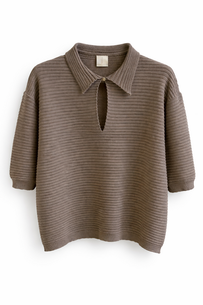 Polo ajouré Galet