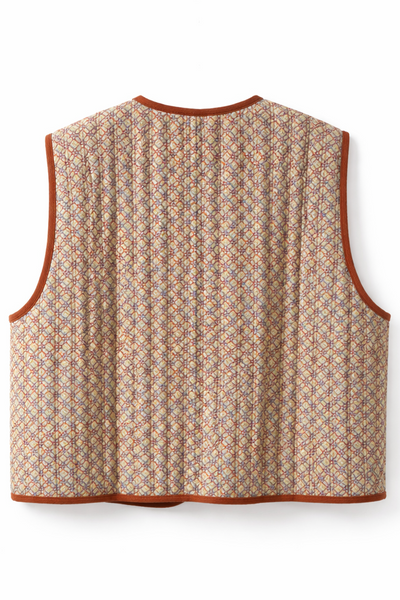 Gilet imprimé réversible