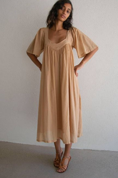 Robe en voile Ambre