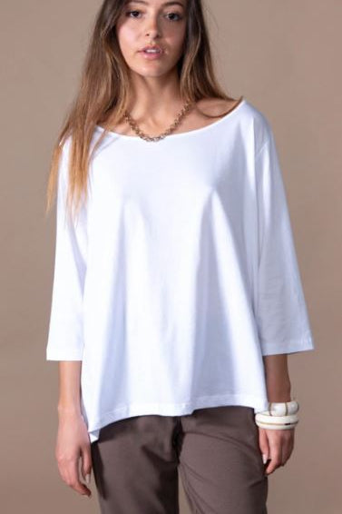 T-shirt ample Blanc