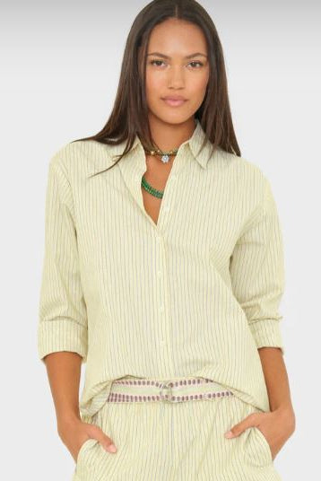 Chemise rayée Citrine