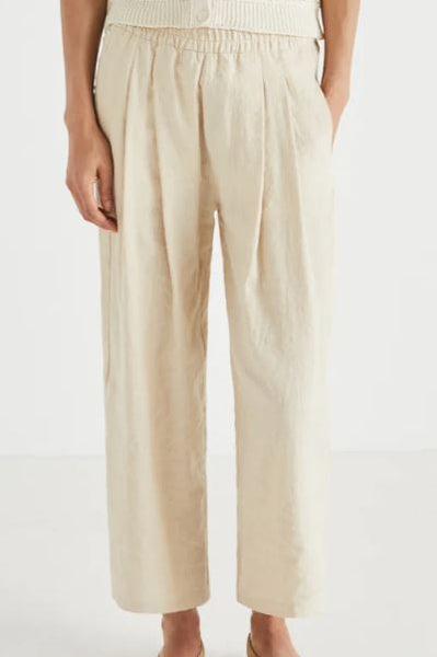 Pantalon en toile brute Naturel
