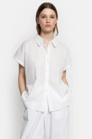 Chemise en broderie anglaise Blanc