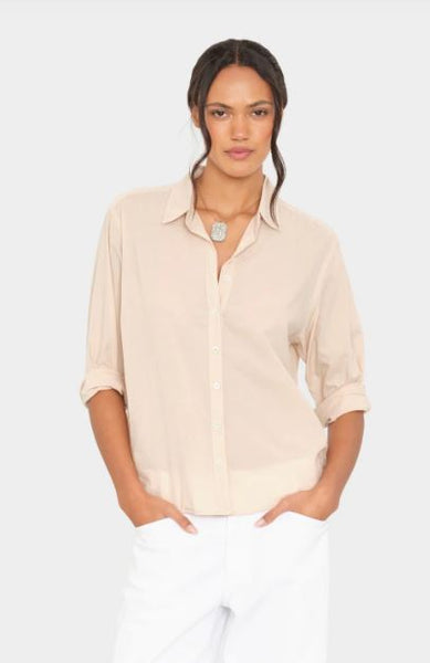Chemise en voile Parchment
