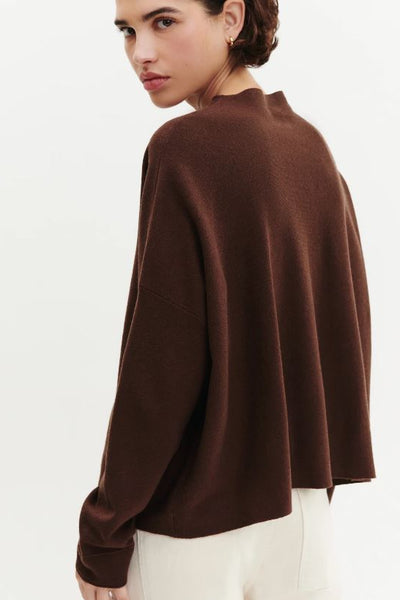 Cardigan oversize Café