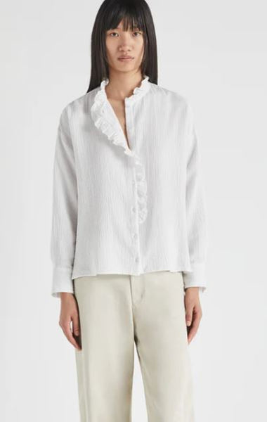 Blouse en gaze Blanche