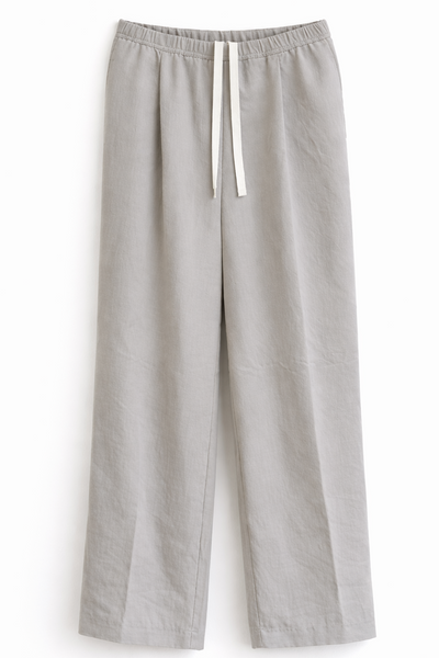 Pantalon en crêpe japonais