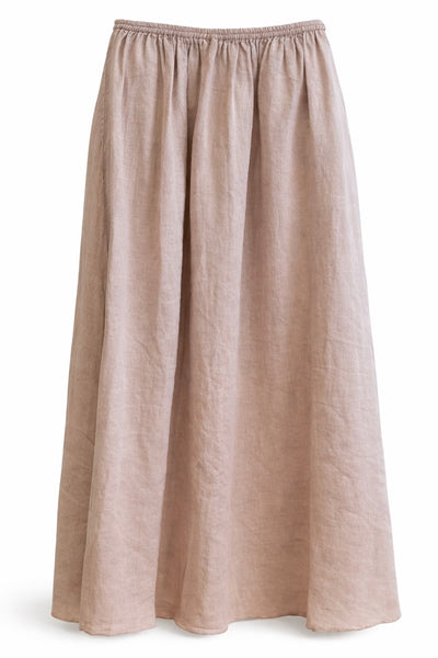 Jupe en lin Poudre