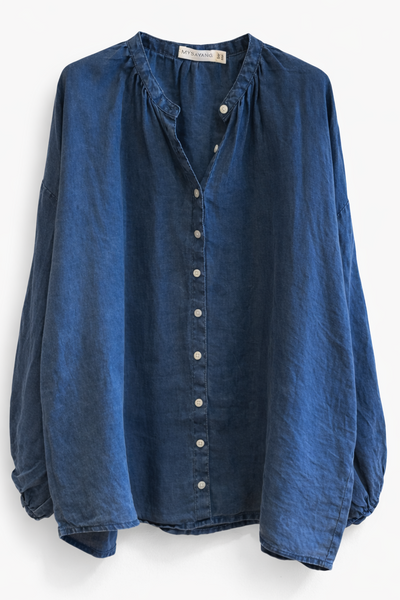 Blouse oversize Indigo