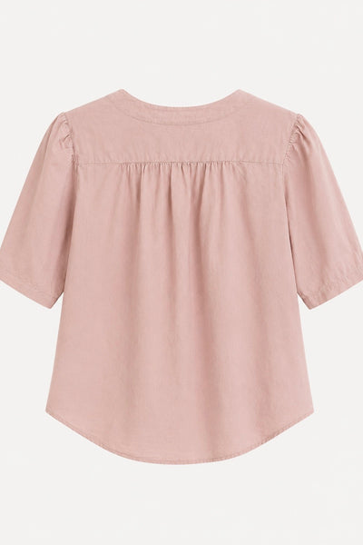 Blouse en popeline Poudre