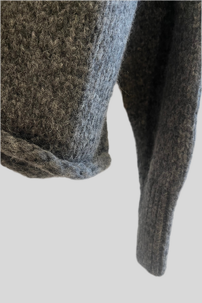 Pull Mousseux Gris