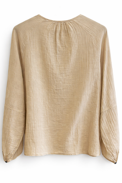 Blouse texturée Ecru