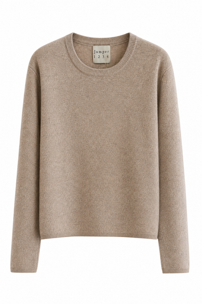 Pull épais en cachemire Beige