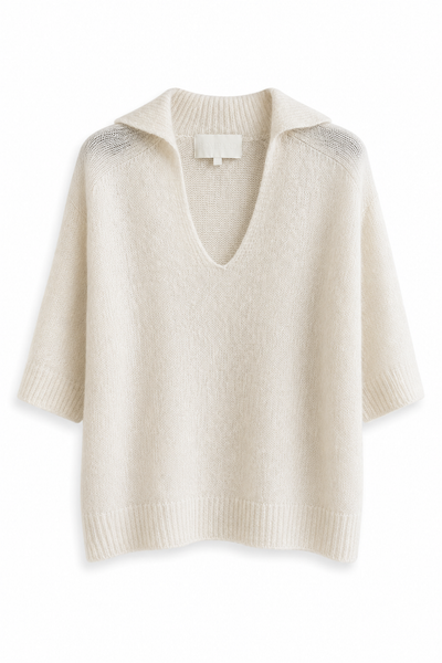 Marinière en maille Naturel
