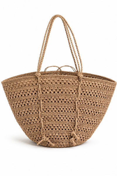 Panier en raffia Thé