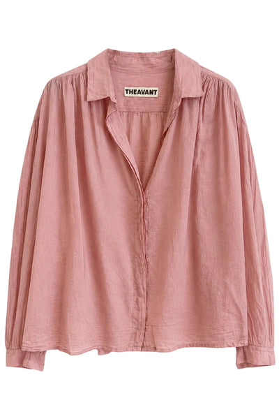 Blouse en voile Vieux Rose