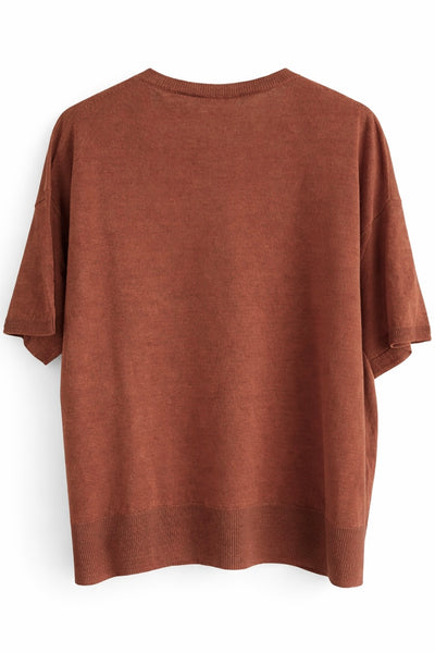 Pull souple en lin Rust