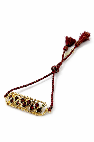 Bracelet Grenat Rouge