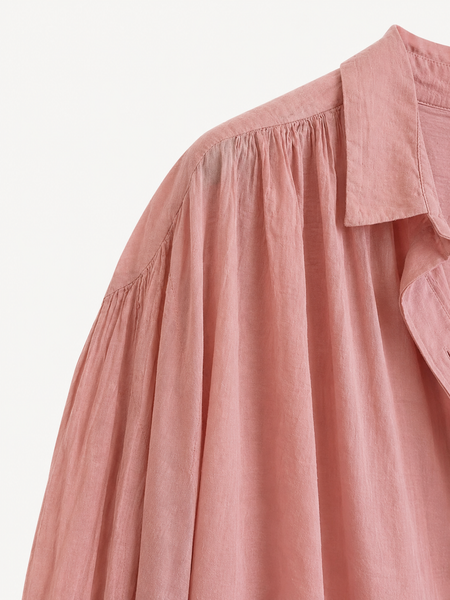 Blouse en voile Vieux Rose