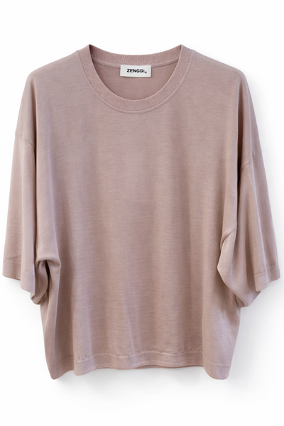 Pull en mérinos Rose🔴