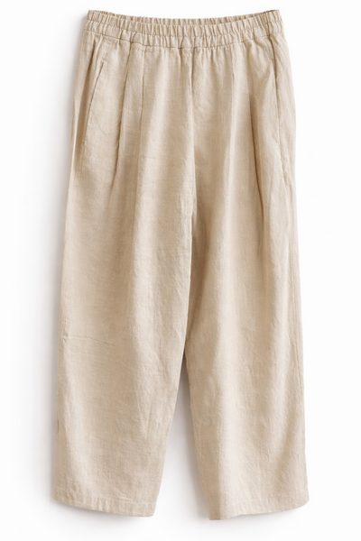 Pantalon en toile brute Naturel