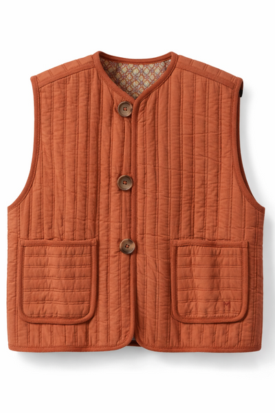 Gilet imprimé réversible