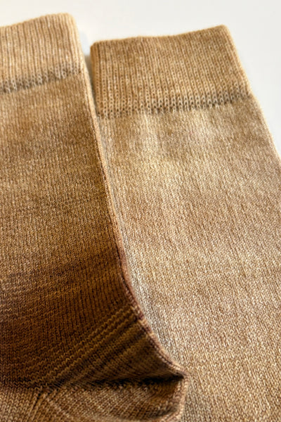 Chaussettes tie and dye Brown