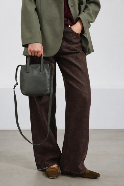 Petit sac en cuir Military