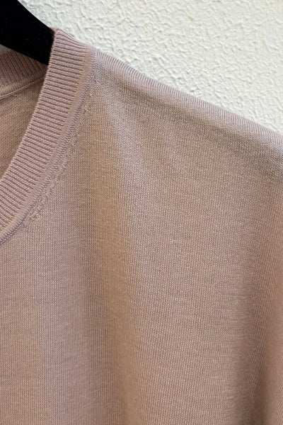 Pull en mérinos Rose
