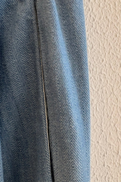 Pantalon en chevron Bleu