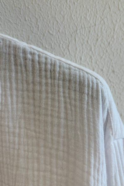 Blouse en gaze Blanche