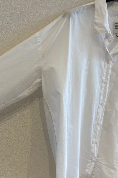 Chemise en popeline Blanche