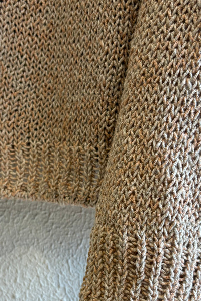 Pull en maille chiné Sel d'Himalaya