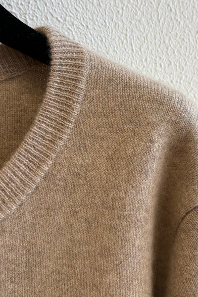 Pull épais en cachemire Beige