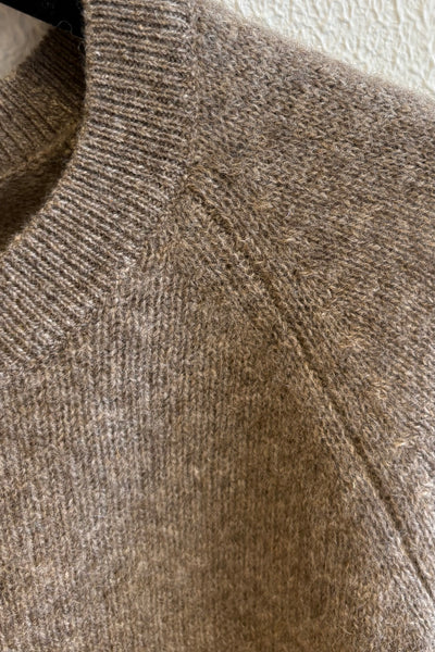 Pull fin en cachemire Taupe