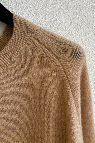 Pull fin en cachemire Camel