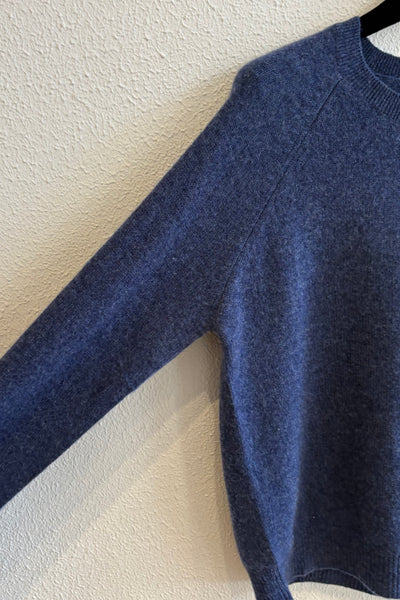 Pull fin en cachemire Denim