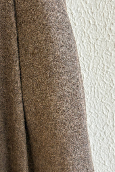 Pantalon en lainage Tabac
