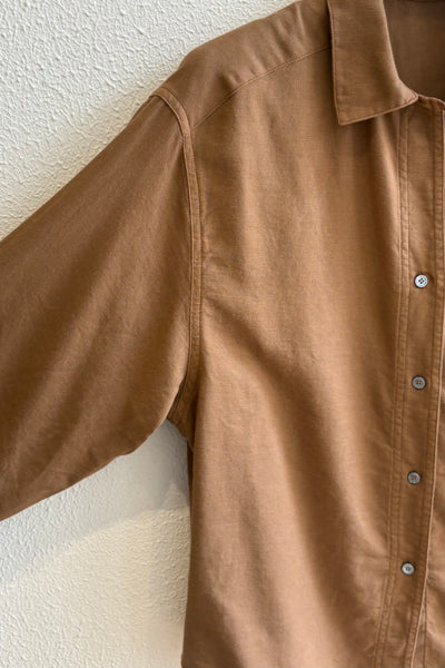 Chemise en toile Tabac